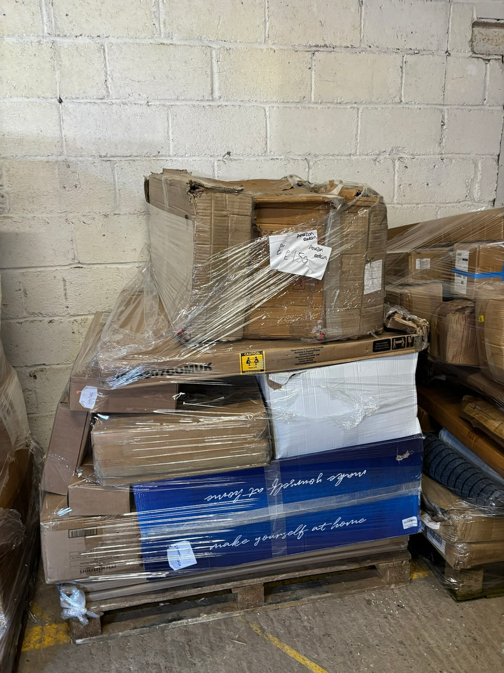 Amazon return/clearance starter pallets