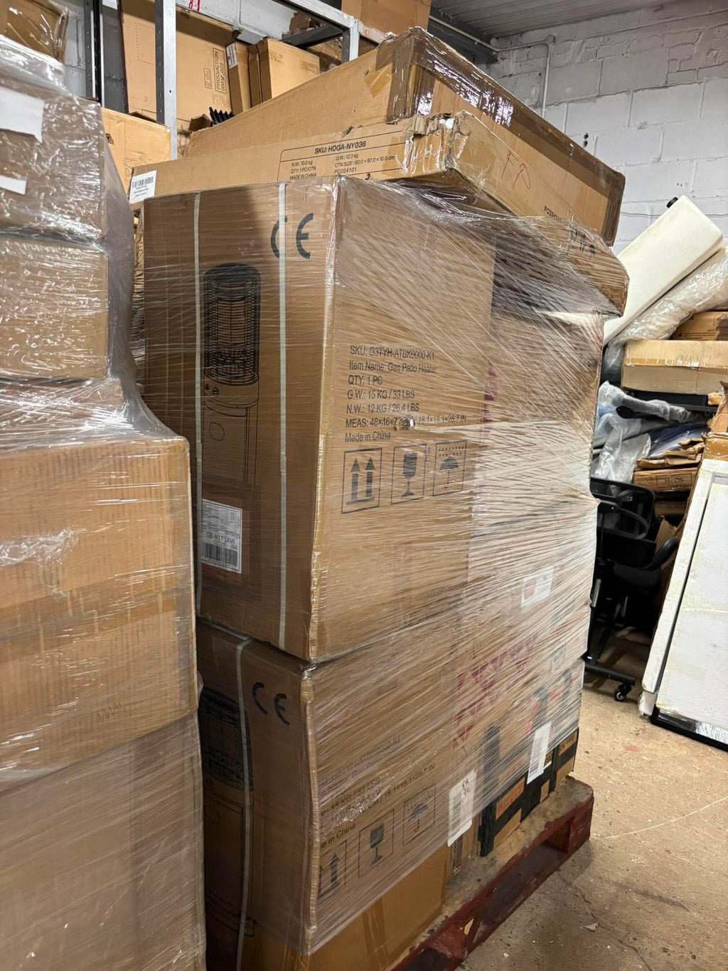 Amazon FBA and return pallets