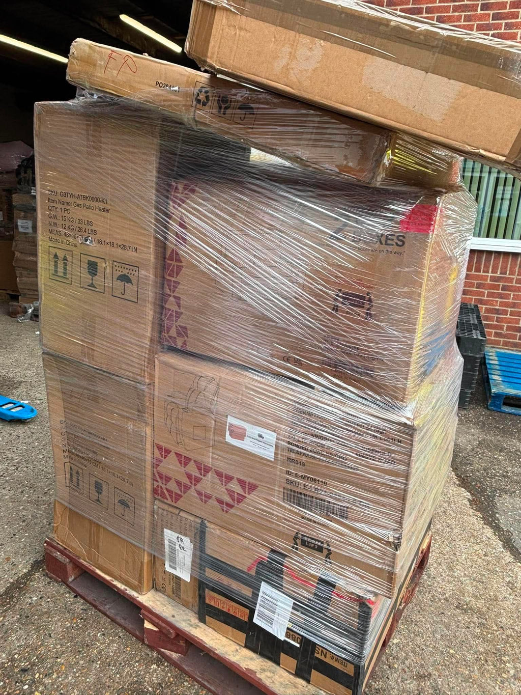 Amazon FBA and return pallets
