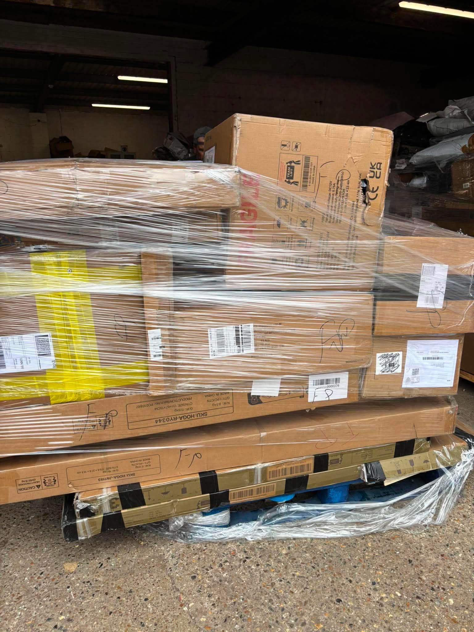 Amazon FBA and return pallets