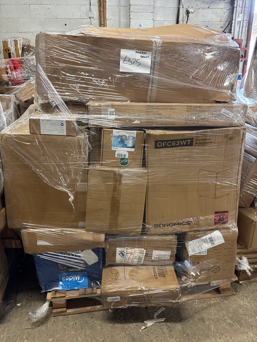 Amazon return/clearance starter pallets