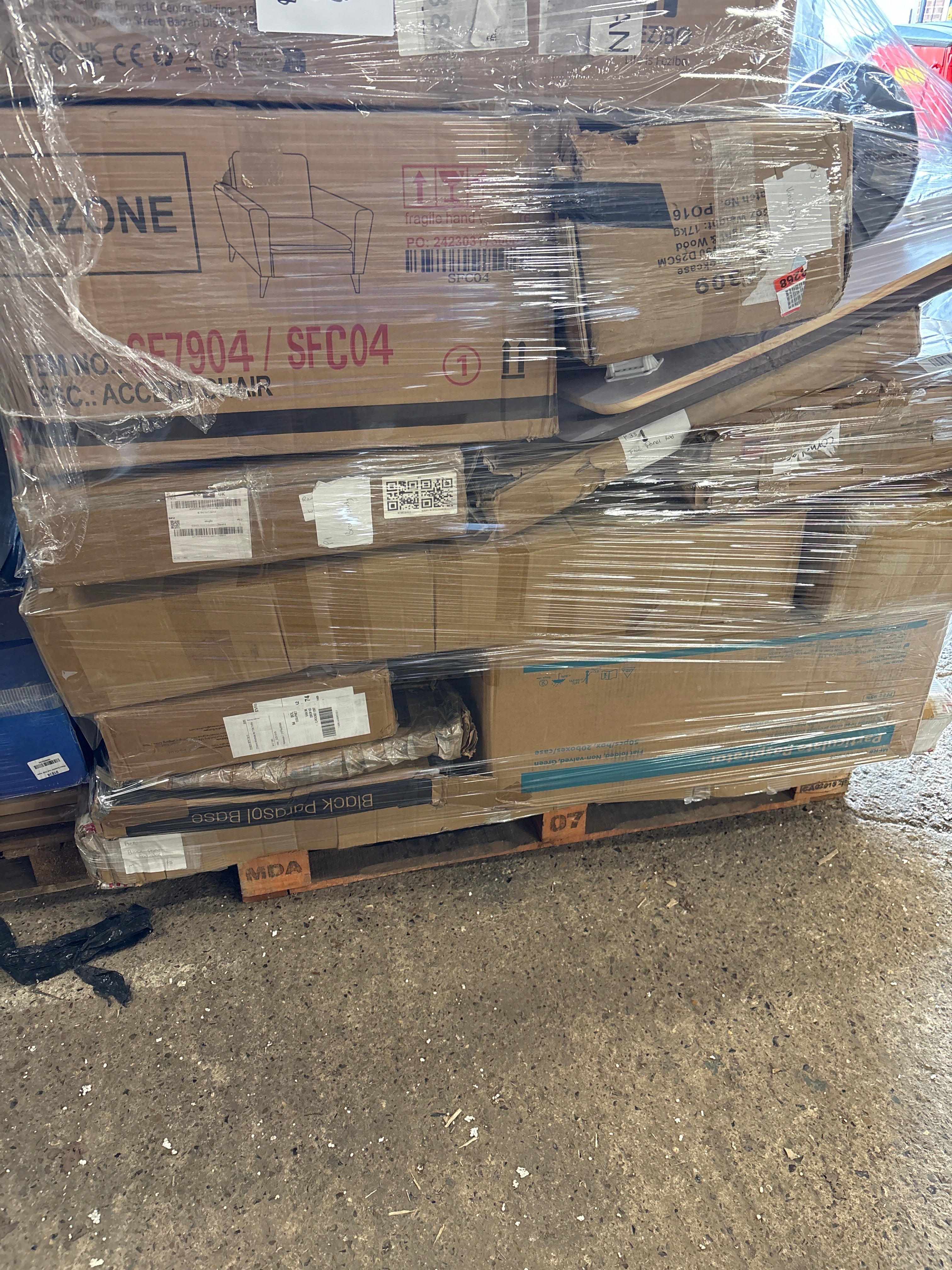 Amazon return/clearance starter pallets