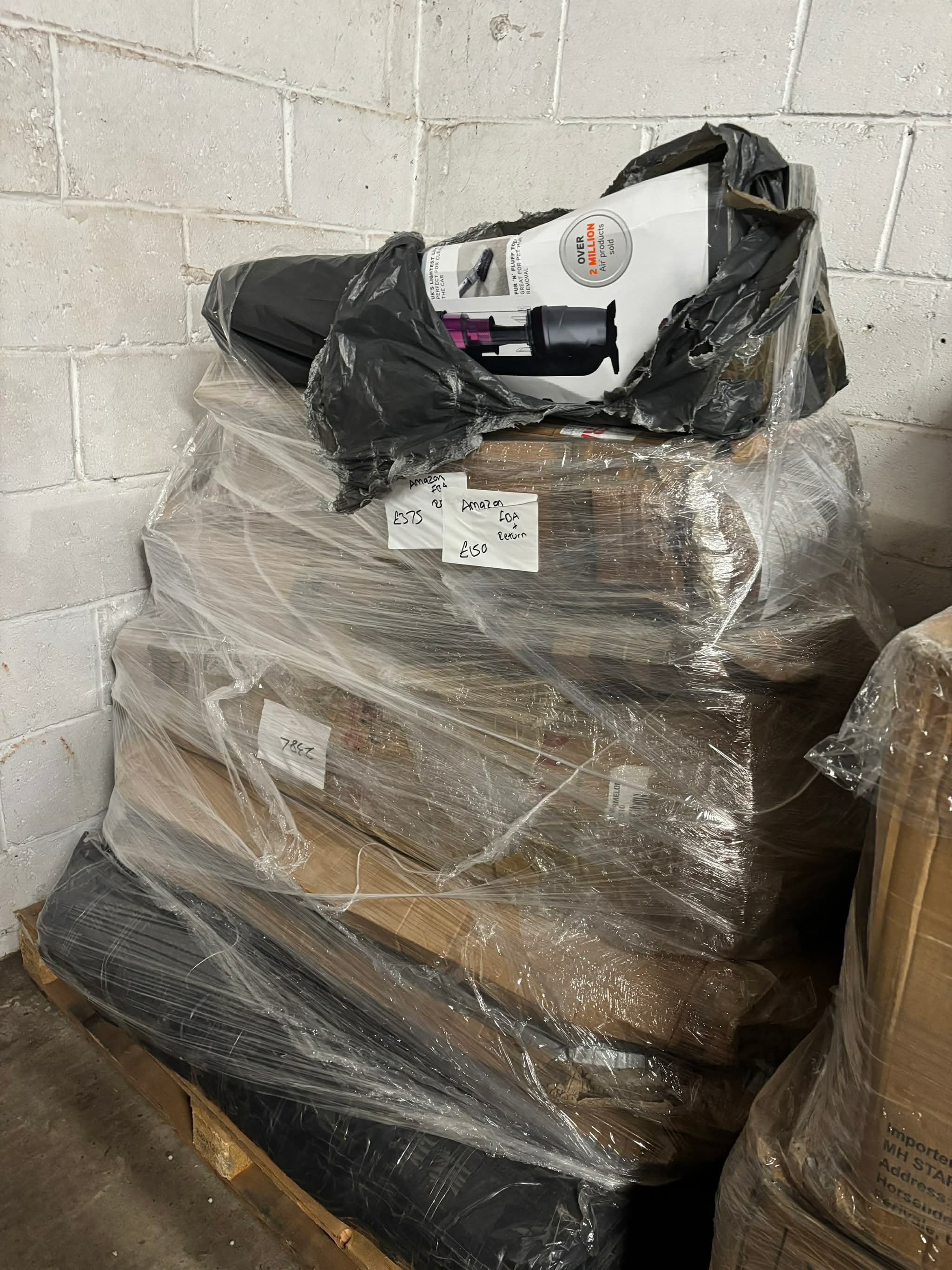 Amazon return/clearance starter pallets