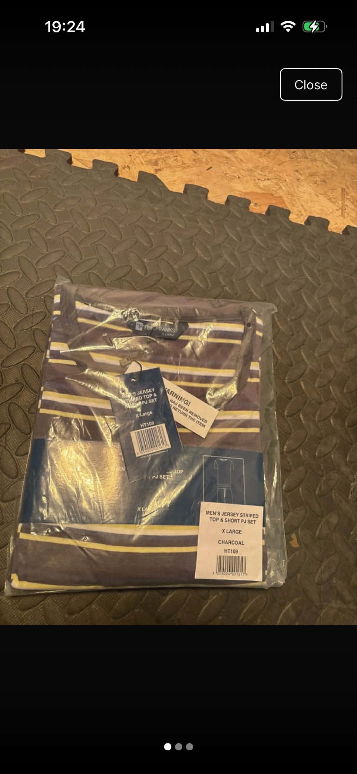 Men’s Tom frank pyjama short set