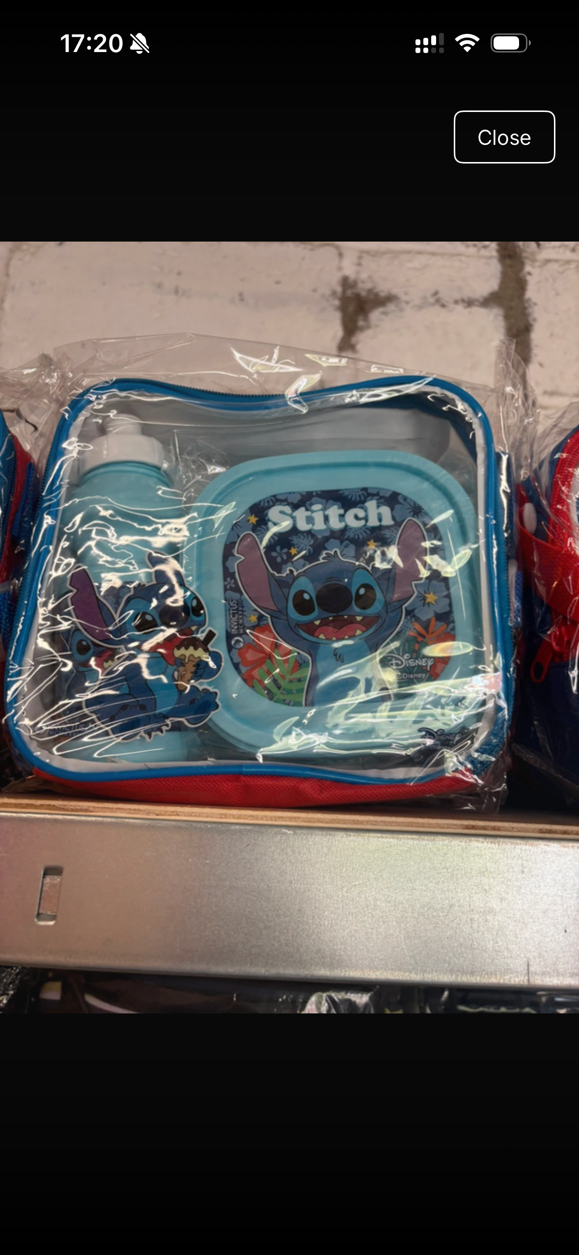 Stitch Lunch box and accessories